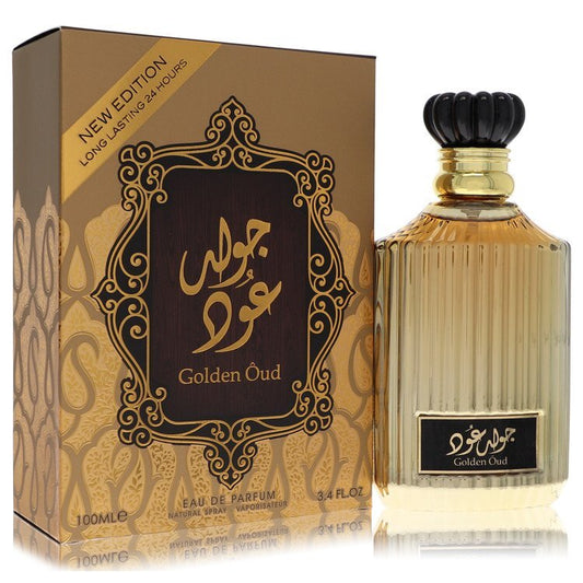 Lattafa Asdaaf Golden Oud by Lattafa Eau De Parfum Spray (Unisex) 3.4 oz (Men)