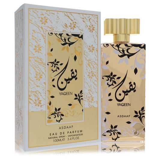 Lattafa Asdaaf Yaqeen by Lattafa Eau De Parfum Spray (Unisex) 3.4 oz (Women)