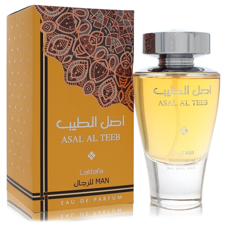 Lattafa Asal Al Teeb by Lattafa Eau De Parfum Spray 3.4 oz (Men)