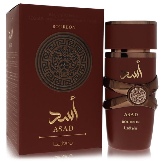 Lattafa Asad Bourbon by Lattafa Eau De Parfum Spray 3.4 oz (Men)